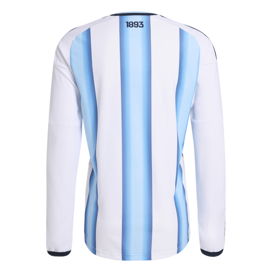Adidas Argentina 2026 Authentic Long Sleeve Home Jersey