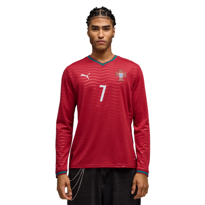 Puma Portugal 2026 Ronaldo Long Sleeve Home Jersey