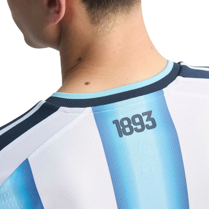 Adidas Argentina 2026 Authentic Long Sleeve Home Jersey